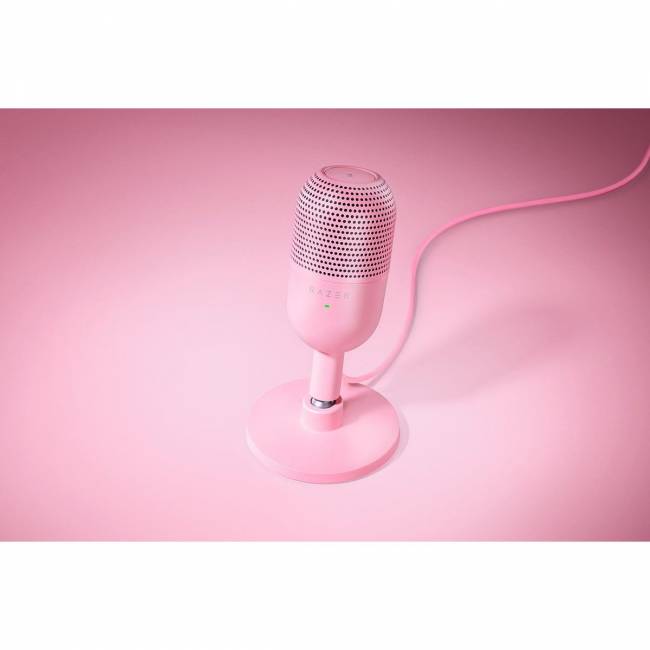Микрофон Razer Seiren V3 Mini - Quartz Razer Seiren V3 Mini - Quartz RZ19-05050200-R3M1 — для бизнеса и офиса