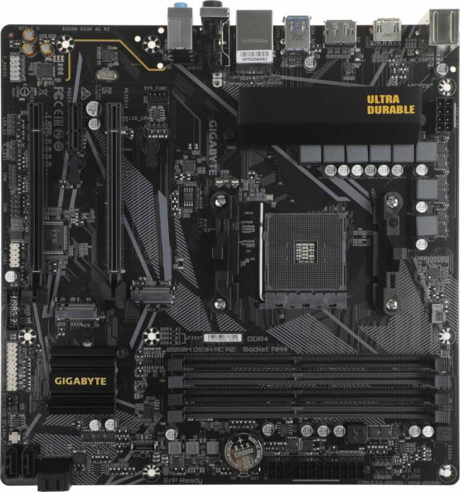 Материнская плата Gigabyte B550M DS3H AC R2 — для бизнеса и офиса