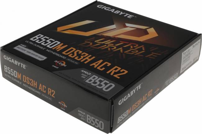 Материнская плата Gigabyte B550M DS3H AC R2 — для бизнеса и офиса