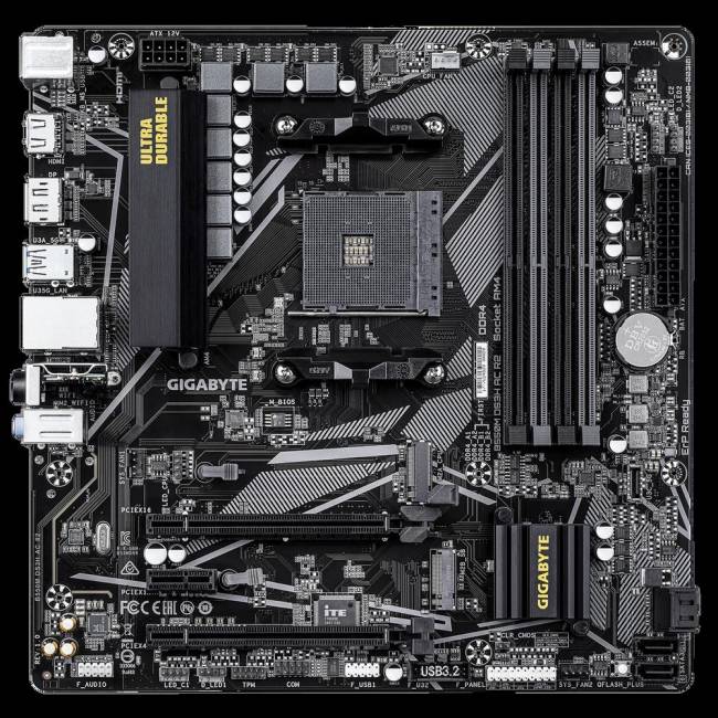 Материнская плата Gigabyte B550M DS3H AC R2 — для бизнеса и офиса
