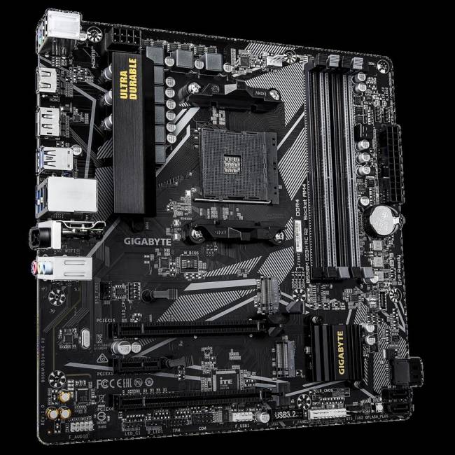 Материнская плата Gigabyte B550M DS3H AC R2 — для бизнеса и офиса
