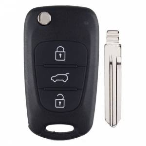 Корпус выкидного ключа KIA 3 кнопки HY-11 HYN14, с лого