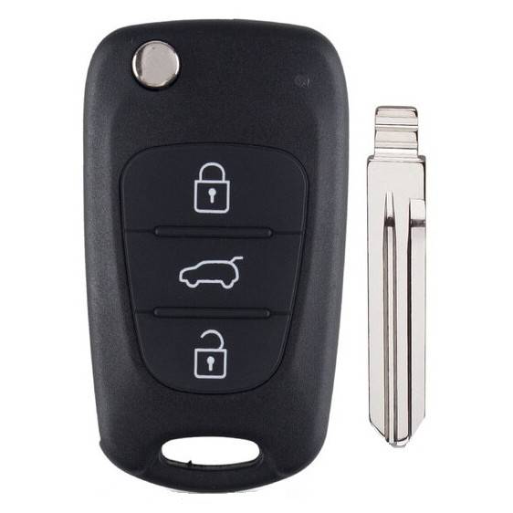 Корпус выкидного ключа KIA 3 кнопки HY-11 HYN14, с лого — для бизнеса и офиса Корпус выкидного ключа KIA 3 кнопки HY-11 HYN14, с лого — для бизнеса и офиса
