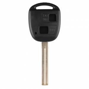 Корпус ключа TOYOTA 2 кнопки TOYO-18 TOY40, с лого