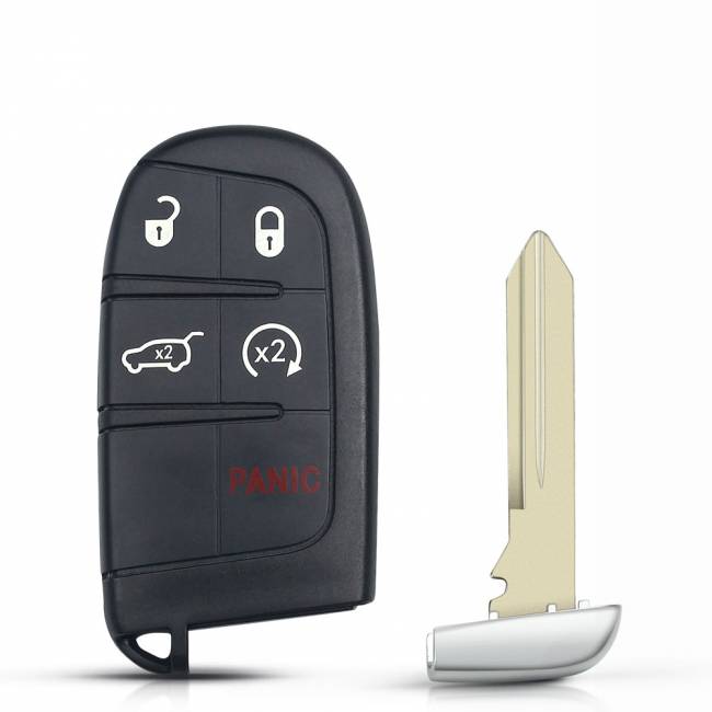 Корпус смарт ключа JEEP 4+1 кнопок + вставка CY24 — для бизнеса и офиса