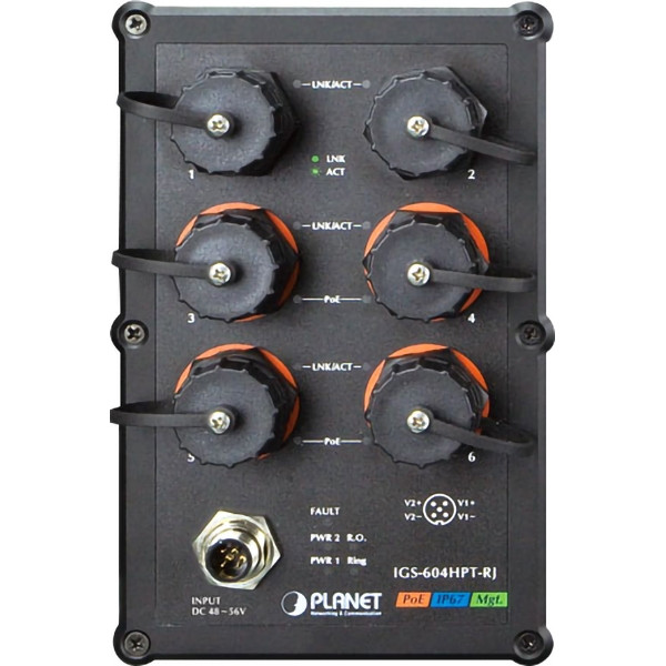 коммутатор Planet IGS-604HPT-RJ