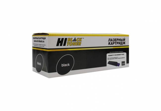 Тонер-картридж Hi-Black (HB-45807119/45807102) для OKI B412/432/512/MB472/492/562, 3K — для бизнеса и офиса