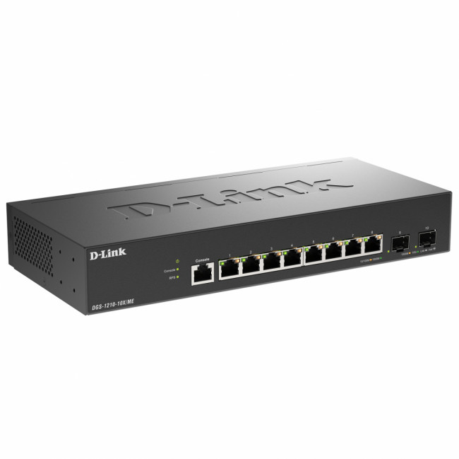 Коммутатор D-Link DGS-1210-10X/ME/C1A — для бизнеса и офиса