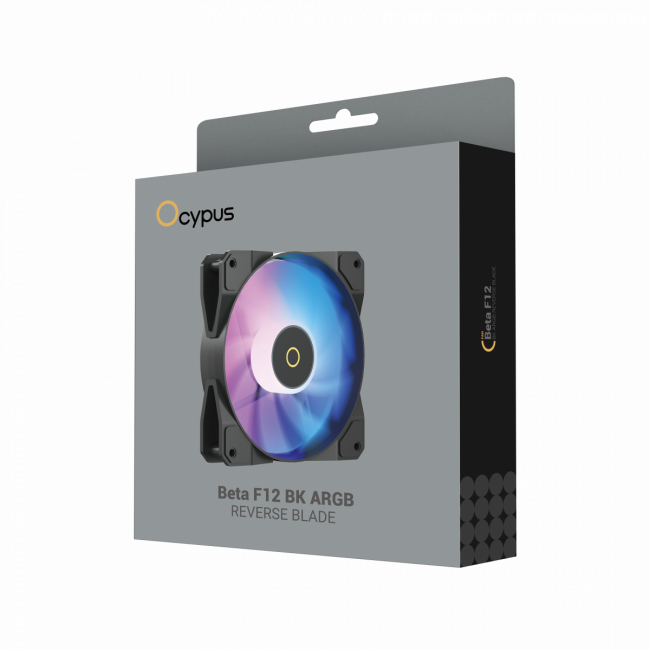 Кулер для корпуса Ocypus Beta-F12-BK1AM01X-GL — для бизнеса и офиса Кулер для корпуса Ocypus Beta-F12-BK1AM01X-GL — для бизнеса и офиса