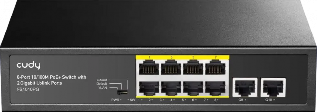 Коммутатор Cudy FS1010PG — для бизнеса и офиса