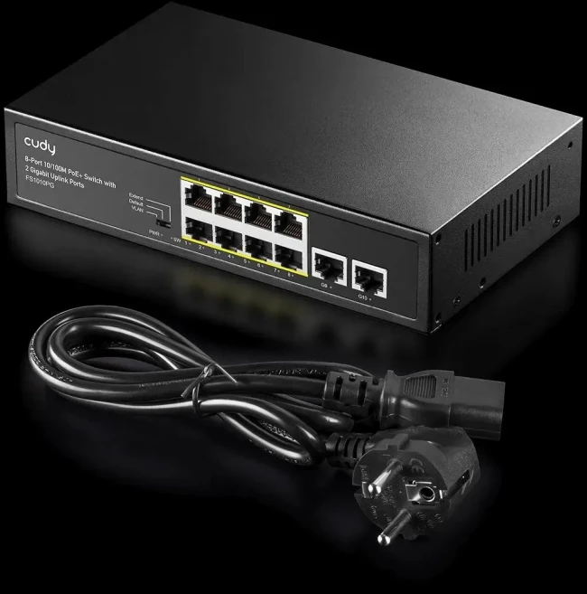 Коммутатор Cudy FS1010PG — для бизнеса и офиса