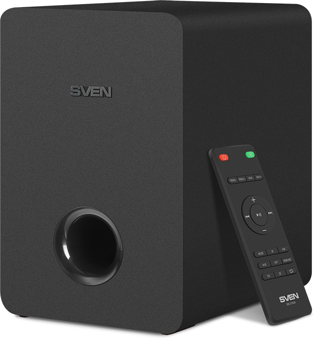 Саундбар SVEN SB-2150A, черный (180 Вт,USB,HDMI,ПДУ,Optical, Bluetooth,дисплей, беспроводной сабвуфер) Sven SB-2150A