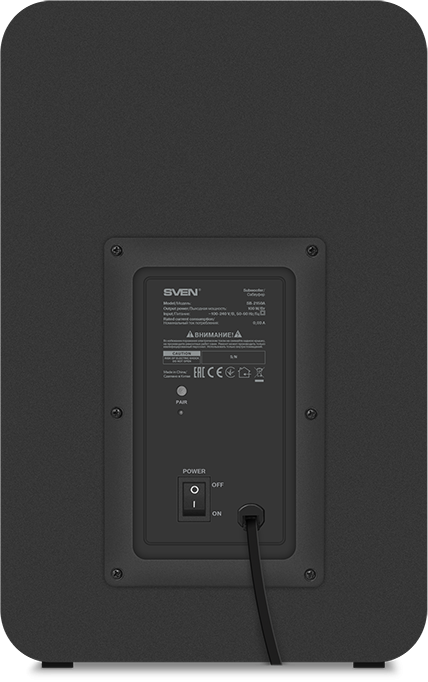 Саундбар SVEN SB-2150A, черный (180 Вт,USB,HDMI,ПДУ,Optical, Bluetooth,дисплей, беспроводной сабвуфер) Sven SB-2150A