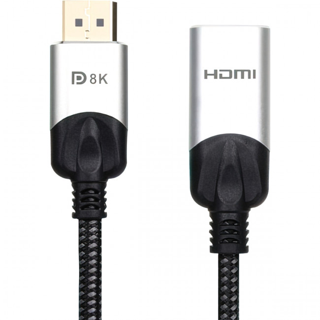 Адаптер DisplayPort(M) ---> HDMI(F) 0.15m 8K@60Hz VCOM <CG6218M-0.15> Переходник VCOM DisplayPort M/HDMI F (CG6218M-0.15)
