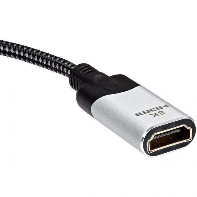 Адаптер DisplayPort(M) ---> HDMI(F) 0.15m 8K@60Hz VCOM <CG6218M-0.15> Переходник VCOM DisplayPort M/HDMI F (CG6218M-0.15)