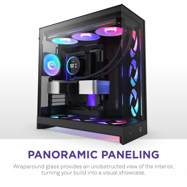 Корпус без блока питания NZXT H9 Flow RGB+ CM-H92FB-P1 — для бизнеса и офиса