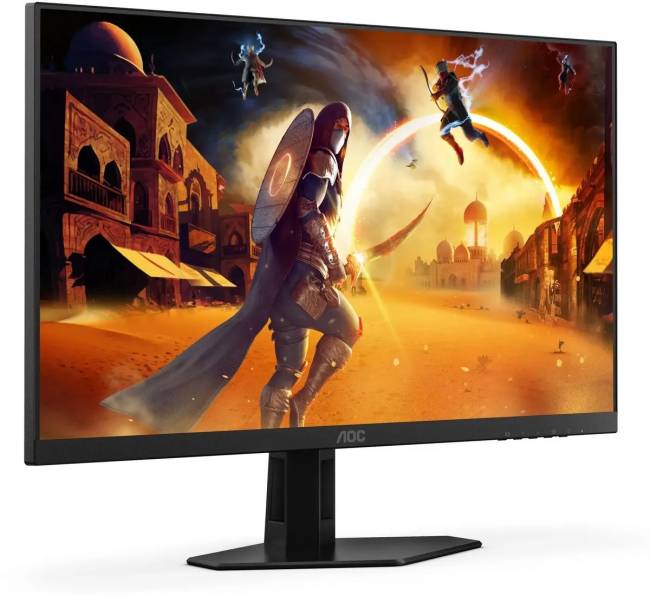 Монитор AOC 27G4XE 27" 1920x1080, IPS, 180Hz, 80M:1, 300cd, 0.5 ms, 2xHDMI 2.0, DisplayPort 1.4, VESA 100, 3Y, Black AOC 27G4XE — для бизнеса и офиса