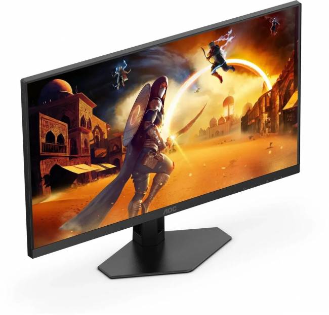 Монитор AOC 27G4XE 27" 1920x1080, IPS, 180Hz, 80M:1, 300cd, 0.5 ms, 2xHDMI 2.0, DisplayPort 1.4, VESA 100, 3Y, Black AOC 27G4XE — для бизнеса и офиса