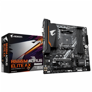 Материнская плата GIGABYTE B550M AORUS ELITE AX