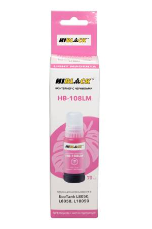 Контейнер с чернилами Hi-Black (HB-108) для Epson  L8050/L18050, ML, 70ml
