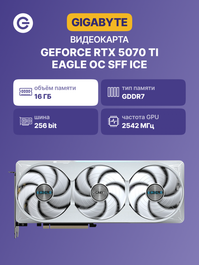 Видеокарта GIGABYTE GV-N507TEAGLEOC ICE-16GD — для бизнеса и офиса Видеокарта GIGABYTE GV-N507TEAGLEOC ICE-16GD — для бизнеса и офиса