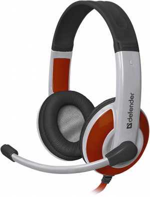 Defender Игровая гарнитура Warhead G-120 красный + белый, кабель 2 м Defender Warhead G-120