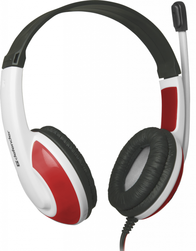Defender Игровая гарнитура Warhead G-120 красный + белый, кабель 2 м Defender Warhead G-120