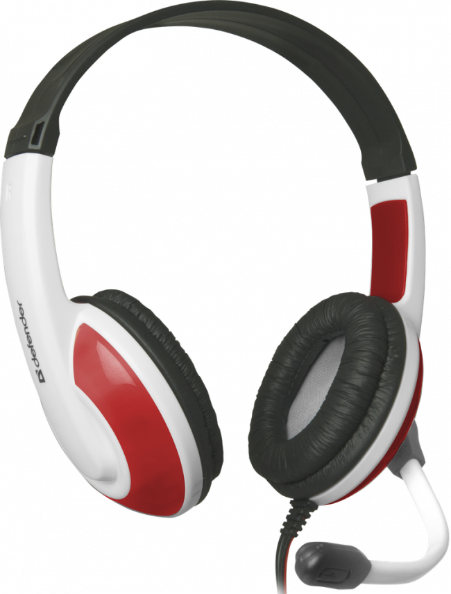 Defender Игровая гарнитура Warhead G-120 красный + белый, кабель 2 м Defender Warhead G-120