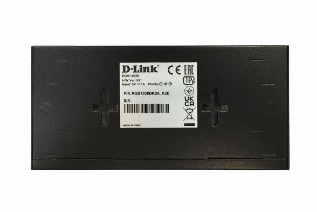 Коммутатор D-Link DGS-1008D/R1A — для бизнеса и офиса Коммутатор D-Link DGS-1008D/R1A — для бизнеса и офиса