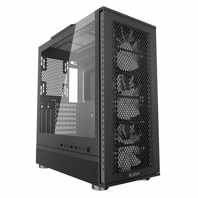 Корпус без блока питания PcCooler ME200 MESH BK — для бизнеса и офиса Корпус без блока питания PcCooler ME200 MESH BK — для бизнеса и офиса