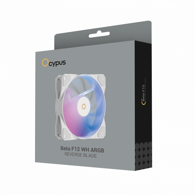 Кулер для корпуса Ocypus Beta-F12-WH1AM01X-GL — для бизнеса и офиса Кулер для корпуса Ocypus Beta-F12-WH1AM01X-GL — для бизнеса и офиса