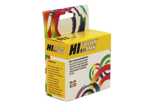 Картридж Hi-Black (HB-CL-41) для Canon PIXMA MP150/170/450/iP1200/1600/2200, Color — для бизнеса и офиса