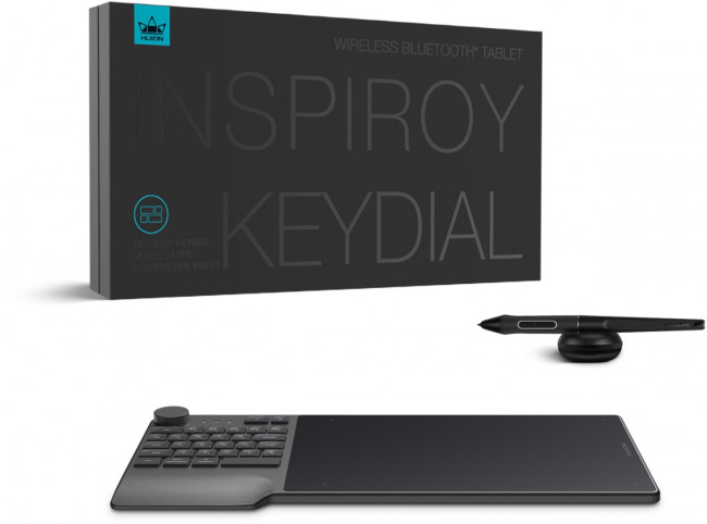 Графический планшет Huion Inspiroy Keydial KD200 — для бизнеса и офиса