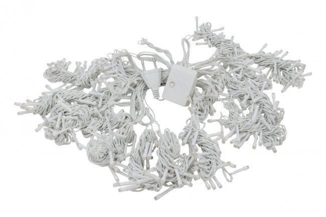 Гирлянда Гирлянда 360LED 220V, 8 режимов, 3х3 м, занавес, холодный белый