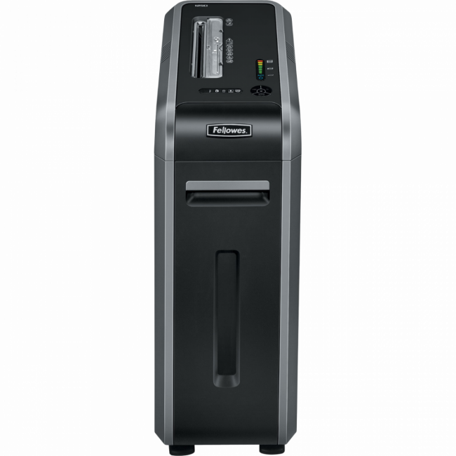 Шредер Fellowes® Powershred® 125Ci, DIN P-4, 4x38 мм, 20 лст., 53 лтр., 100% Jam Proof, SafeSense Fellowes FS-46120 — для бизнеса и офиса