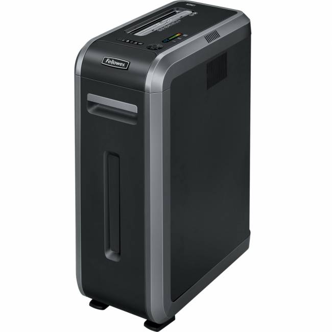 Шредер Fellowes® Powershred® 125Ci, DIN P-4, 4x38 мм, 20 лст., 53 лтр., 100% Jam Proof, SafeSense Fellowes FS-46120 — для бизнеса и офиса
