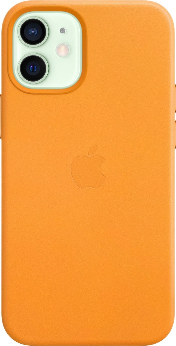 Чехол MagSafe для iPhone 12 mini Кожаный чехол MagSafe для iPhone 12 mini, цвет «золотой апельсин» — для бизнеса и офиса Чехол MagSafe для iPhone 12 mini Кожаный чехол MagSafe для iPhone 12 mini, цвет «золотой апельсин» — для бизнеса и офиса