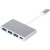 Переходник  Type-C(m) <=> 3xUSB 3.0(f) + Type-C(f), 0.1 м Переходник Atcom Type-C M/3xUSB 3.0 F+Type-C F (AT2808) — для бизнеса и офиса