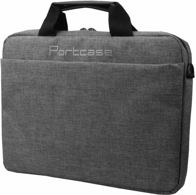 Сумка для ноутбука 14" PORTcase KCB-1614 GREY — для бизнеса и офиса Сумка для ноутбука 14" PORTcase KCB-1614 GREY — для бизнеса и офиса