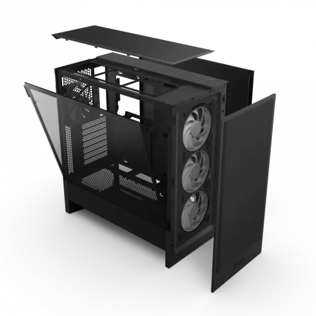 Корпус без блока питания NZXT H5 Flow RGB CC-H52FB-R1 — для бизнеса и офиса