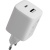 Defender Сетевой адаптер UPA-145 45W, USB A+C, белый Defender 83245 — для бизнеса и офиса Defender Сетевой адаптер UPA-145 45W, USB A+C, белый Defender 83245 — для бизнеса и офиса