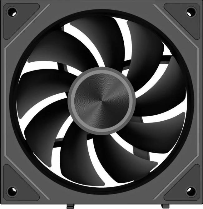 Вентилятор для корпуса PcCooler F3X120-BKAC012-GL — для бизнеса и офиса