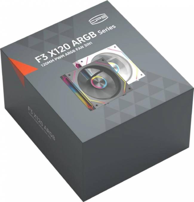 Вентилятор для корпуса PcCooler F3X120-BKAC012-GL — для бизнеса и офиса