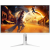 Монитор AOC Q27G4/WS 27" 2560x1440, IPS, 200Hz, 80M:1, 450cd, 0.3 ms, HDMI 2.0, DisplayPort 1.4, Height adj 130, pivot, VESA 100, 3Y, White/Silver Монитор AOC Q27G4/WS — для бизнеса и офиса