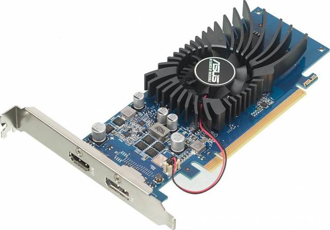 Видеокарта ASUS GT1030-2G-BRK — для бизнеса и офиса Видеокарта ASUS GT1030-2G-BRK — для бизнеса и офиса