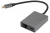 Адаптер TypeC--->RJ45+PD 100Вт, Allum Shell, VCOM <CU4591> VCOM CU4591