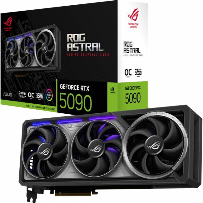 Видеокарта ASUS ROG-ASTRAL-RTX5090-O32G-GAMING (90YV0LW0-M0NA00) — для бизнеса и офиса Видеокарта ASUS ROG-ASTRAL-RTX5090-O32G-GAMING (90YV0LW0-M0NA00) — для бизнеса и офиса