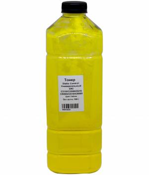 Тонер Static Control Универсальный для Oki C310/C3300/C610/C5500/C810/C8800, Y, 500 г, канистра
