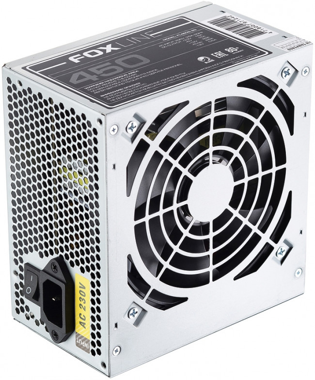 Блок питания 450Вт Foxline FL450S-80 Блок питания 450Вт Foxline FL450S-80