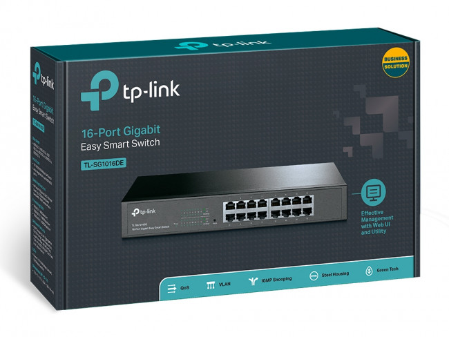 Коммутатор TP-Link TL-SG1016DE — для бизнеса и офиса